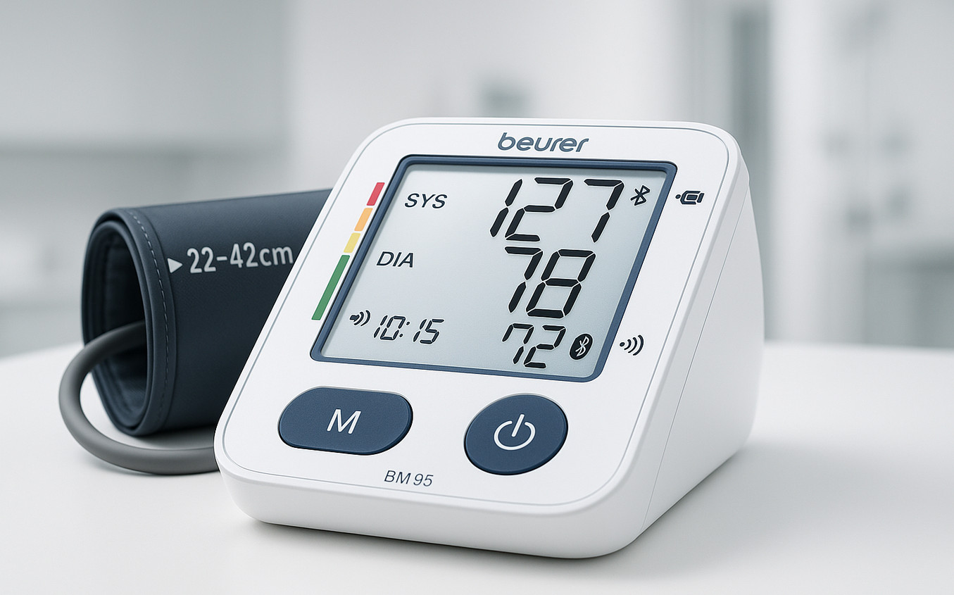 BEURER BM 95 UPPER ARM BLOOD PRESSURE MONITOR 1 BEURER BM 95 UPPER ARM BLOOD PRESSURE MONITOR